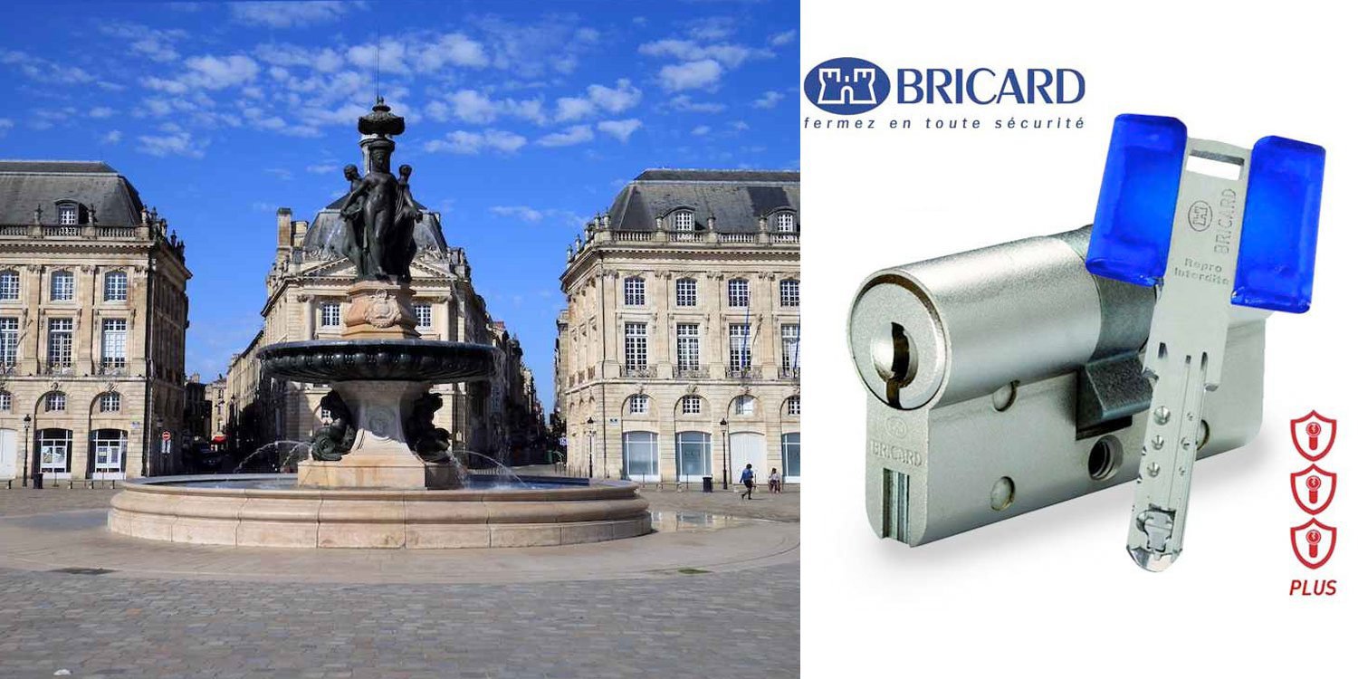 Serrurier agréé Bricard Bordeaux (33000) - Dépannage Gironde 24/7